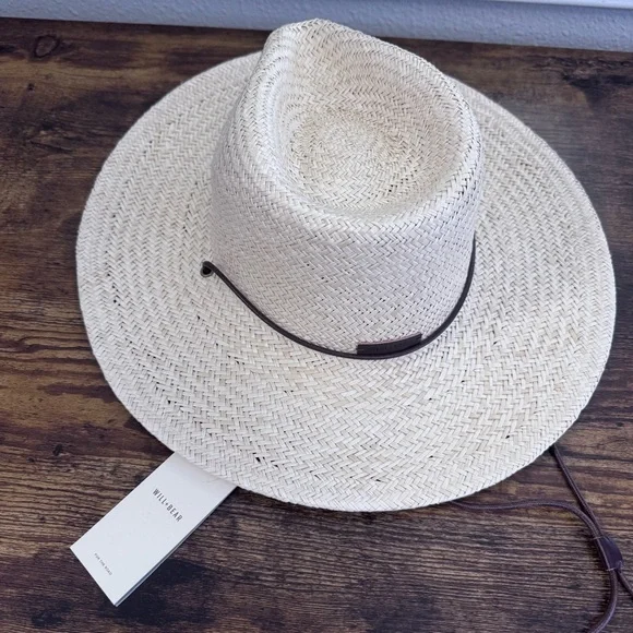 Will + Bear Rider Bone | White Palm Straw Hat Rider Bone | White Palm Straw Hat – Will & Bear America main image 3